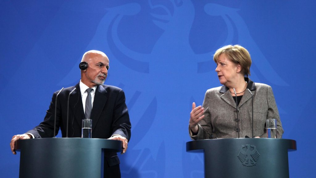 Ashraf Ghani und Angela Merkel (über dts Nachrichtenagentur)
