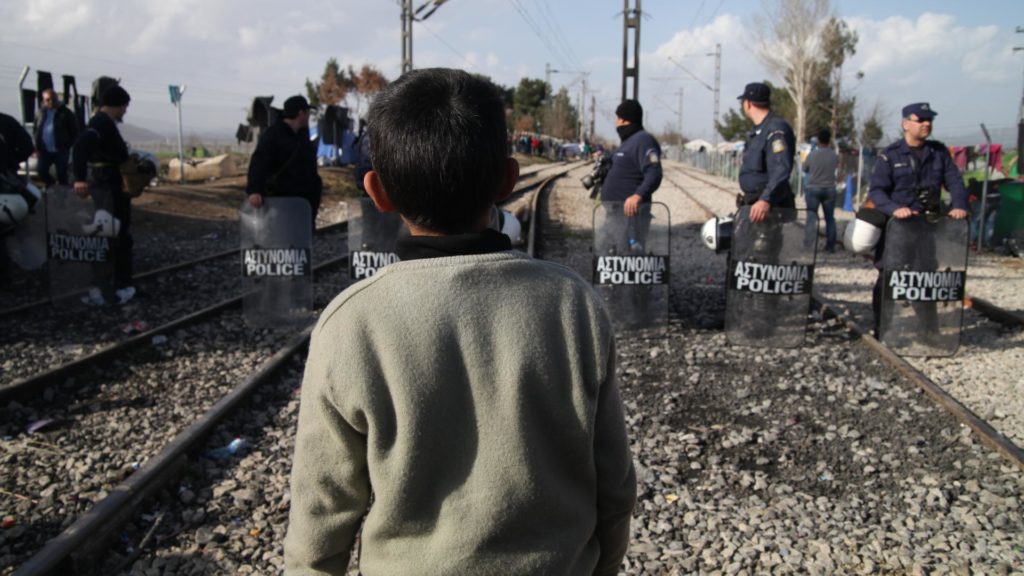 Flüchtlingsjunge in Griechenland (über dts Nachrichtenagentur)