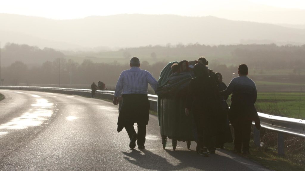 Flüchtlinge auf der Balkanroute (über dts Nachrichtenagentur)