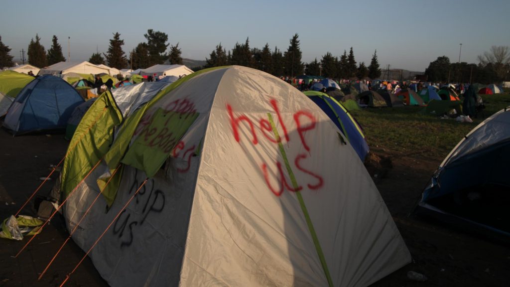 Flüchtlingslager Idomeni (über dts Nachrichtenagentur)
