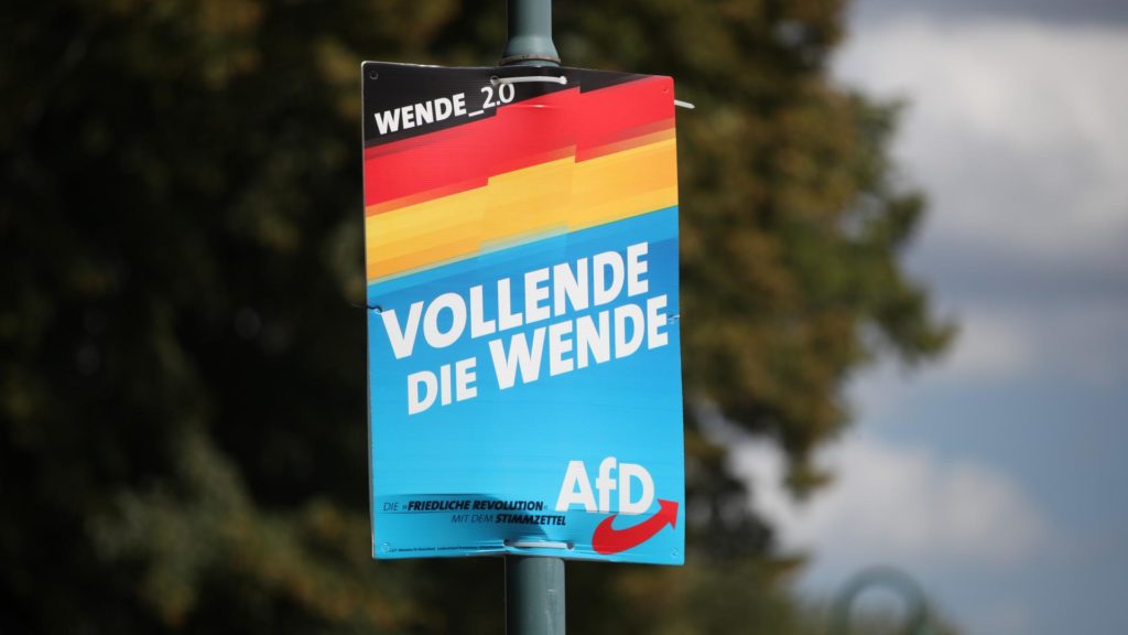 AfD-Plakat (über dts Nachrichtenagentur)