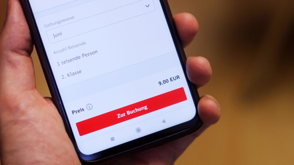 Buchung in der Bahn-App (über dts Nachrichtenagentur)