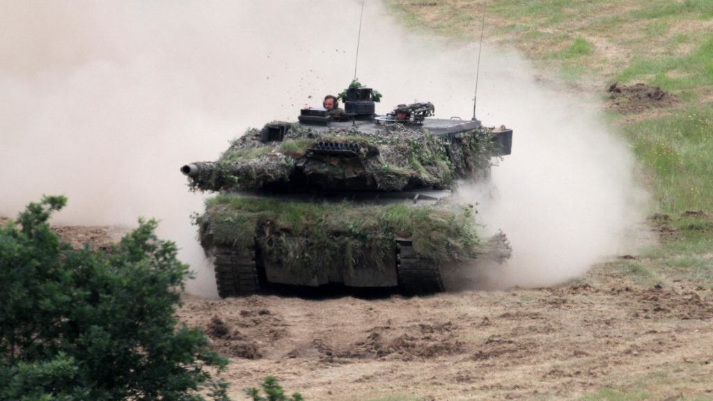 Bundeswehr-Panzer "Leopard 2" (über dts Nachrichtenagentur)