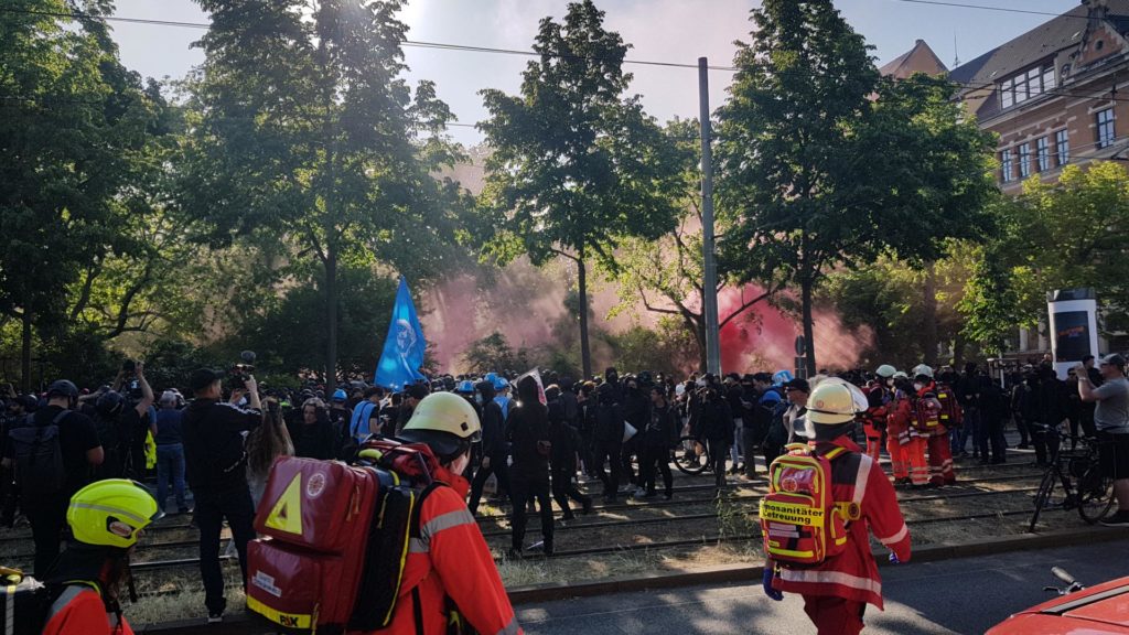 Demo in Leipzig am 03.06.2023 eskaliert (über dts Nachrichtenagentur)