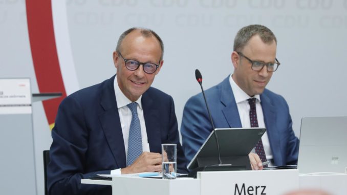 Friedrich Merz und Mario Czaja (über dts Nachrichtenagentur)