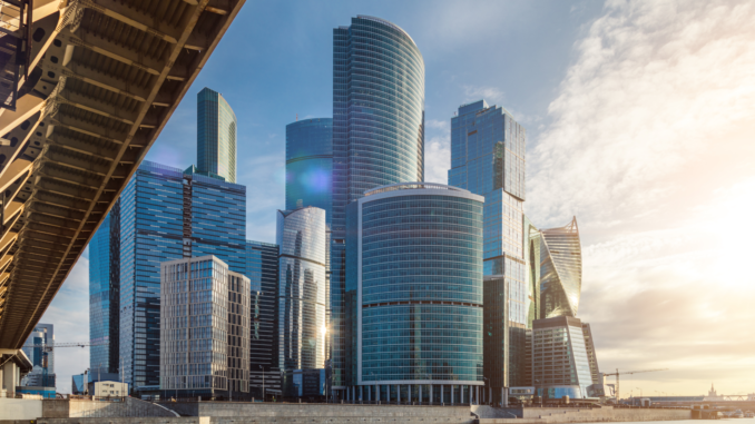 Finanzviertel in Moskau