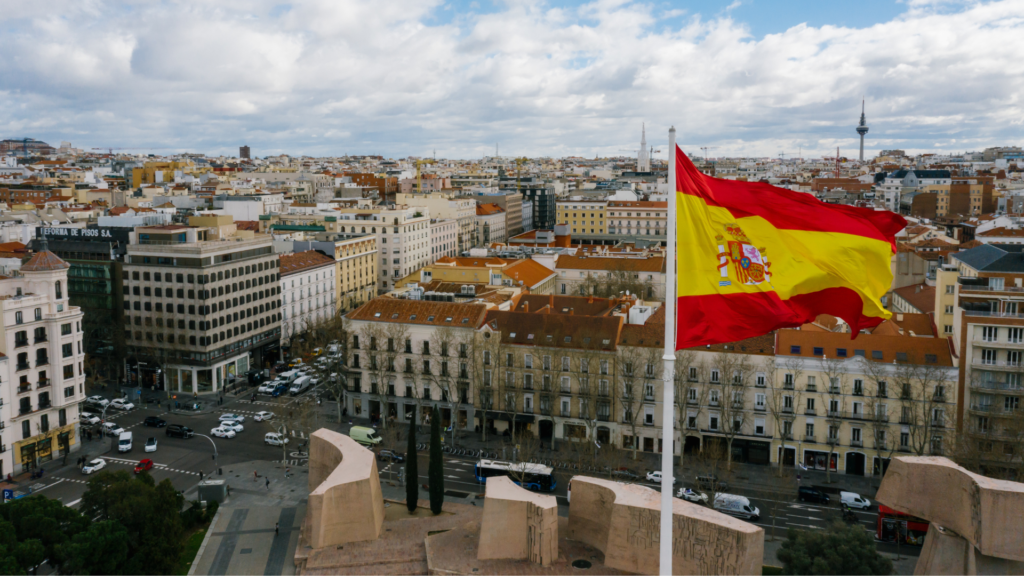 Spanische Flagge (über cozmo news)