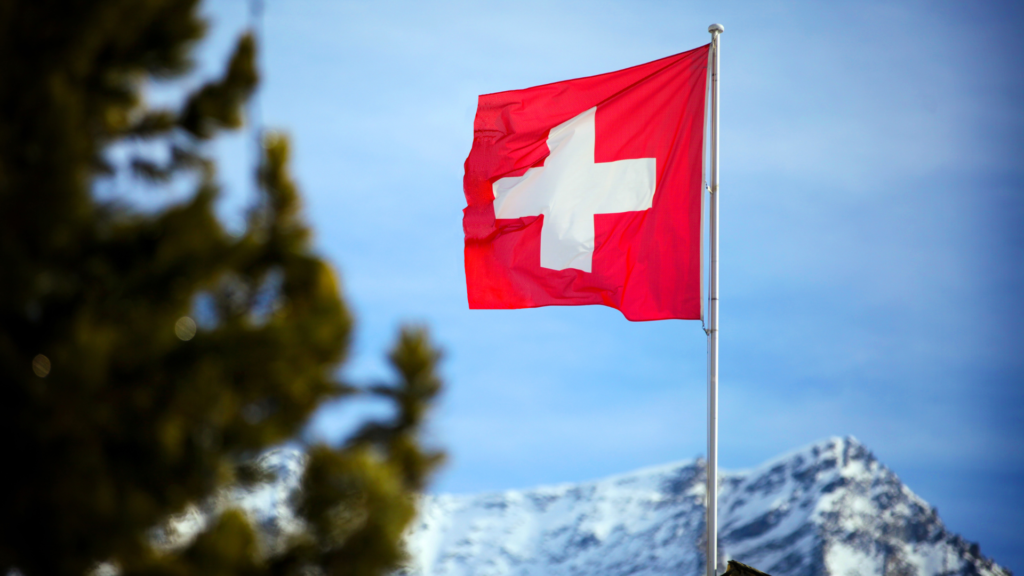 Fahne der Schweiz (über cozmo news)