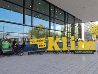 Greenpeace verlangt Klimaschutz-Sofortprogramm von Wissing