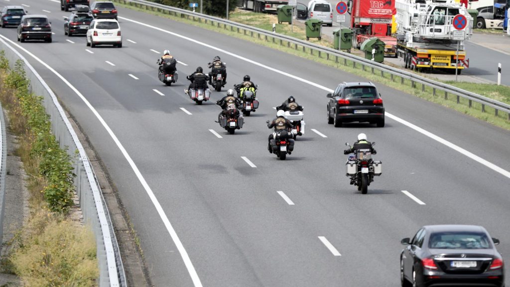 Harley-Fahrer auf der Autobahn am 15.07.2023 (über dts Nachrichtenagentur)