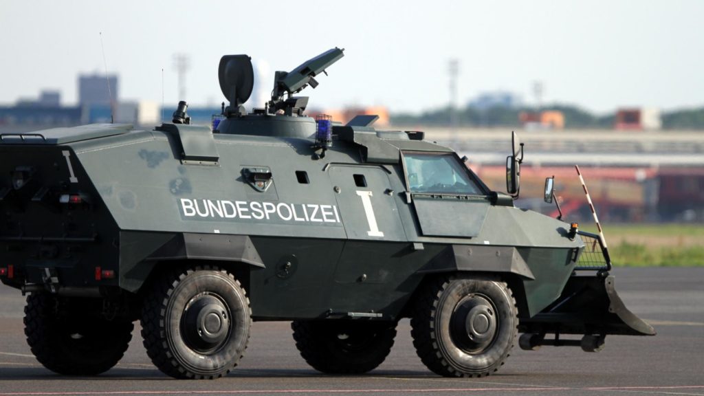 Panzer der Bundespolizei (über dts Nachrichtenagentur)