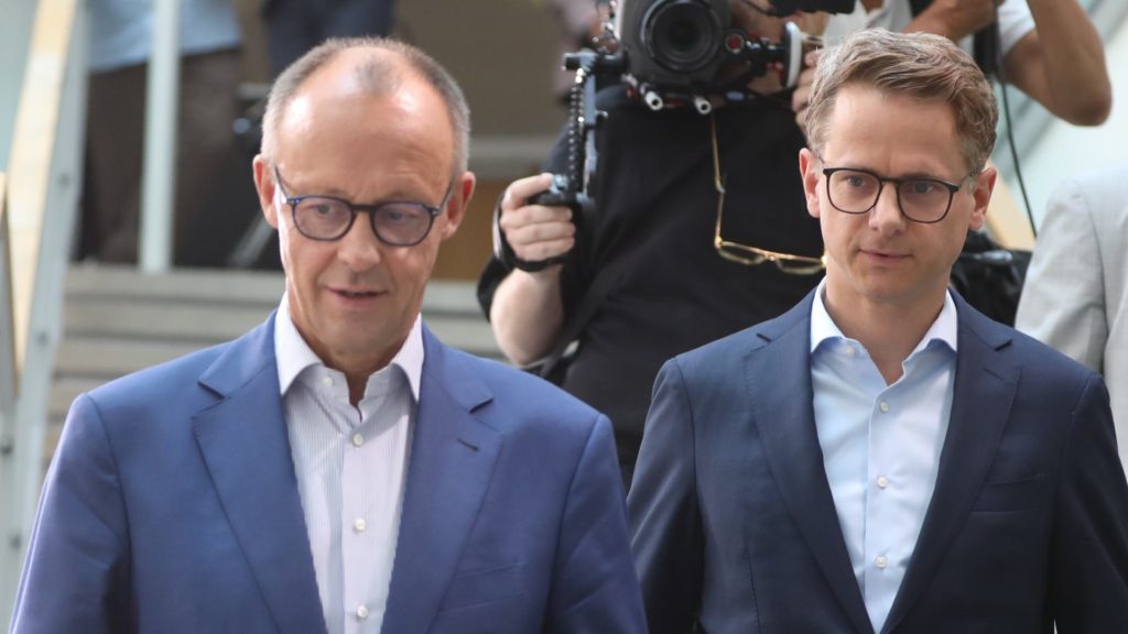 Friedrich Merz und Carsten Linnemann (Archiv) (über dts Nachrichtenagentur)