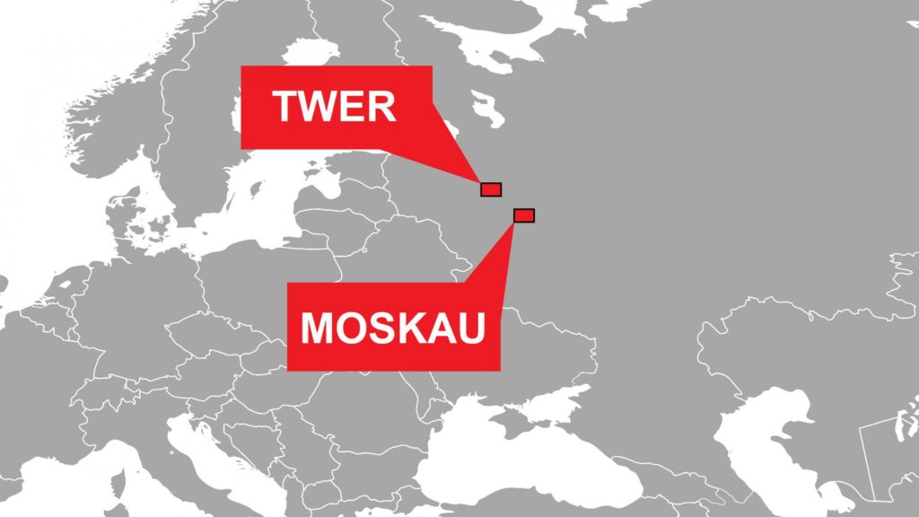 Twer und Moskau (Archiv) (über dts Nachrichtenagentur)