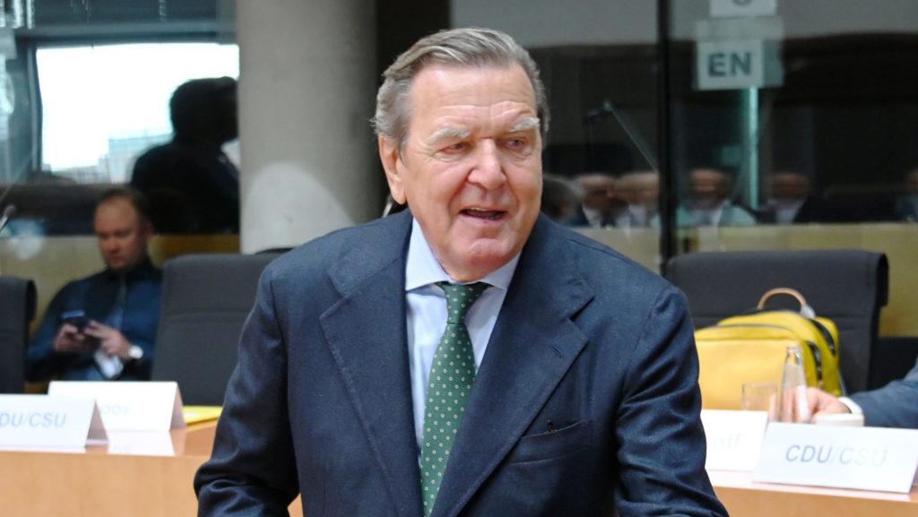 Gerhard Schröder (über Achim Melde/Bundestag)