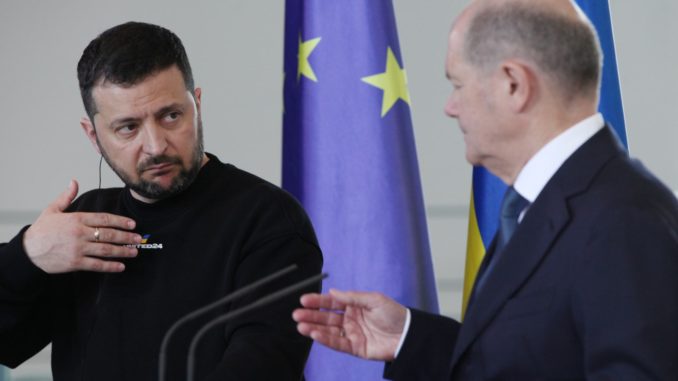 Selenskyj und Scholz am 14.05.2023 (über dts Nachrichtenagentur)