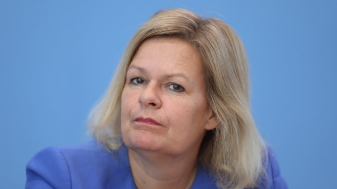 Nancy Faeser (Archiv) (über dts Nachrichtenagentur)