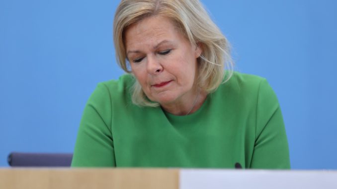 Nancy Faeser (Archiv) (über dts Nachrichtenagentur)