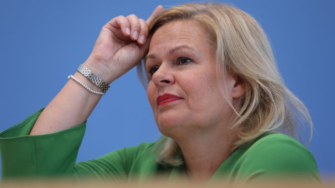 Nancy Faeser (Archiv) (über dts Nachrichtenagentur)