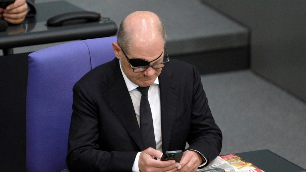 Olaf Scholz während der Haushaltswoche im September 2023 im Bundestag (über dts Nachrichtenagentur)