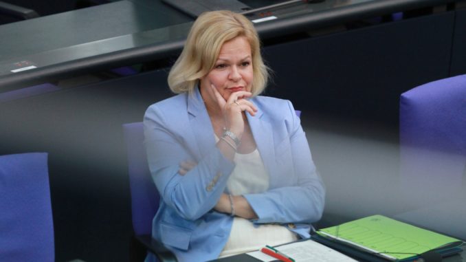 Nancy Faeser (Archiv) (über dts Nachrichtenagentur)