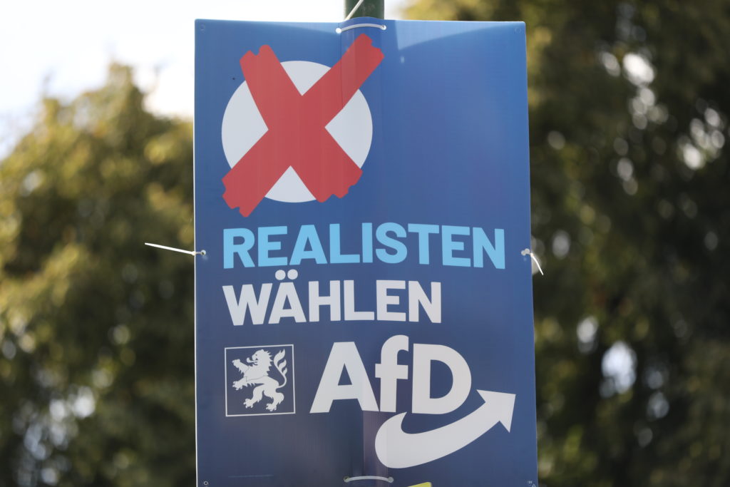 Wahlplakat der AfD zur Landtagswahl in Hessen 2023 (über dts Nachrichtenagentur)