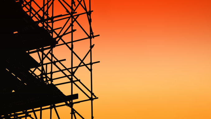 Baugerüst (über cozmo news)