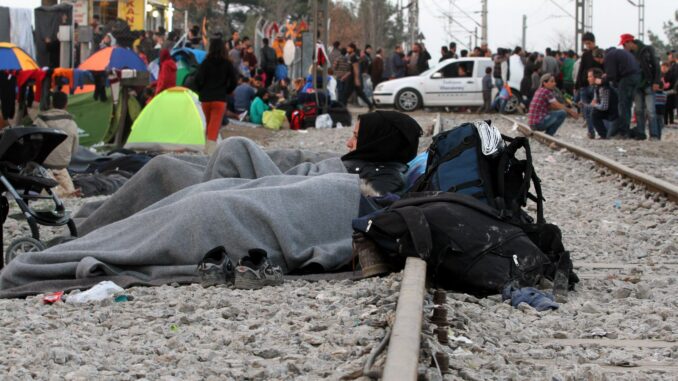 Flüchtlinge auf der Balkanroute (Archiv) (über dts Nachrichtenagentur)