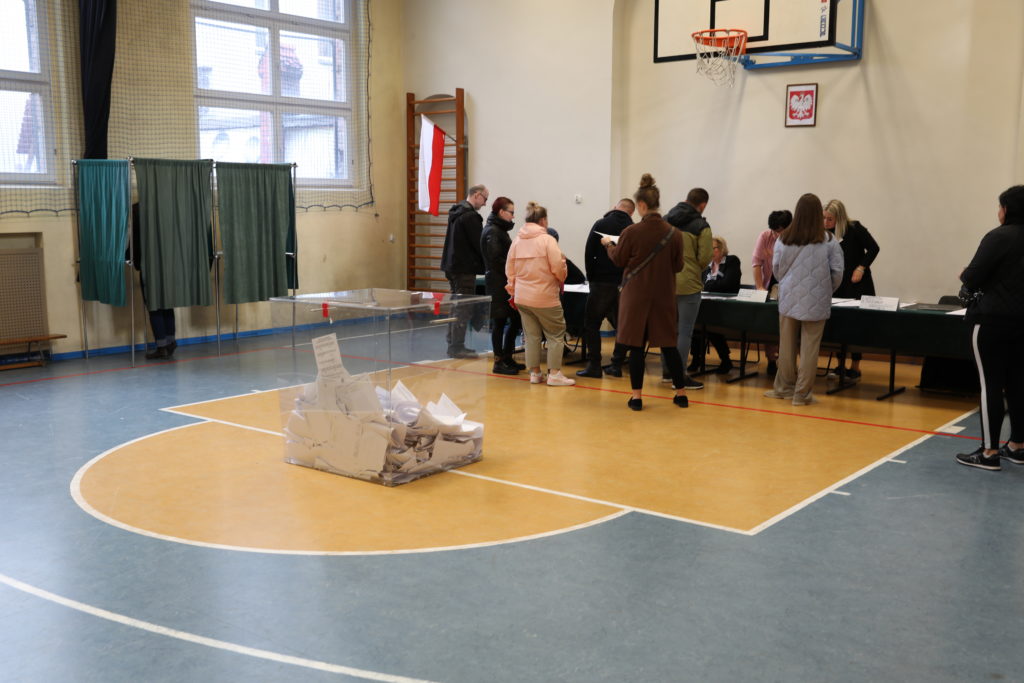 Wahllokal in Polen am 15.10.2023 (über dts Nachrichtenagentur)
