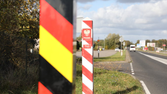 Grenze zwischen Deutschland und Polen am 15.10.2023 (über dts Nachrichtenagentur)