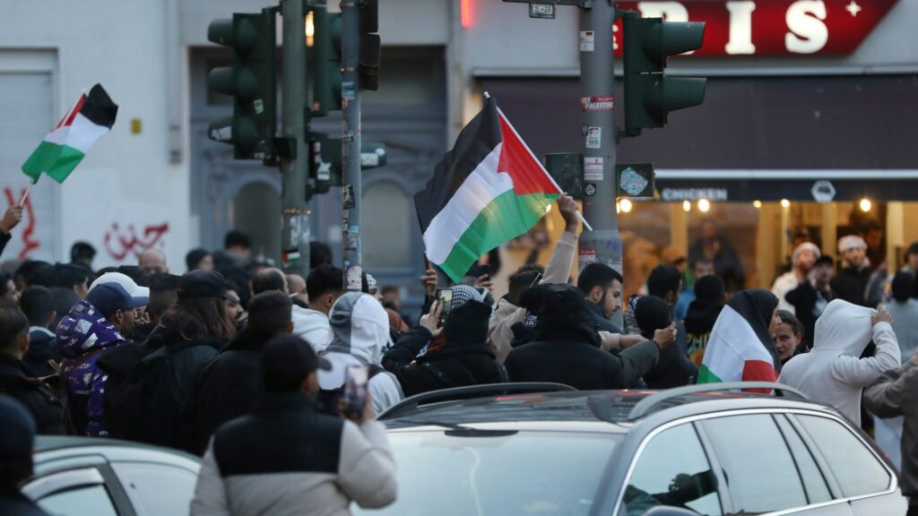 Verbotene Pro-Palästina-Demo am 18.10.2023 (über dts Nachrichtenagentur)