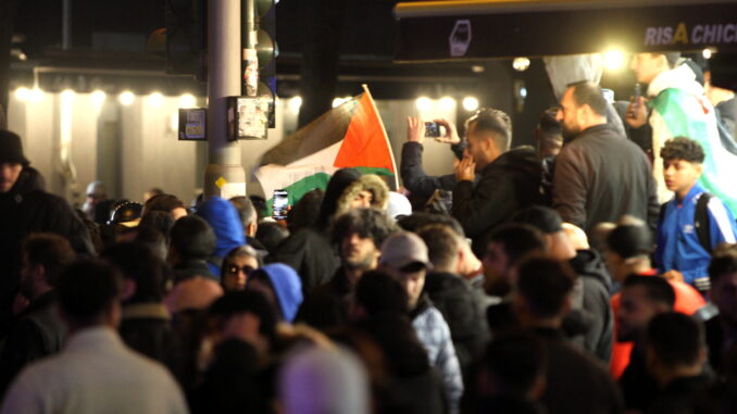 Verbotene Pro-Palästina-Demo (Archiv) (über dts Nachrichtenagentur)