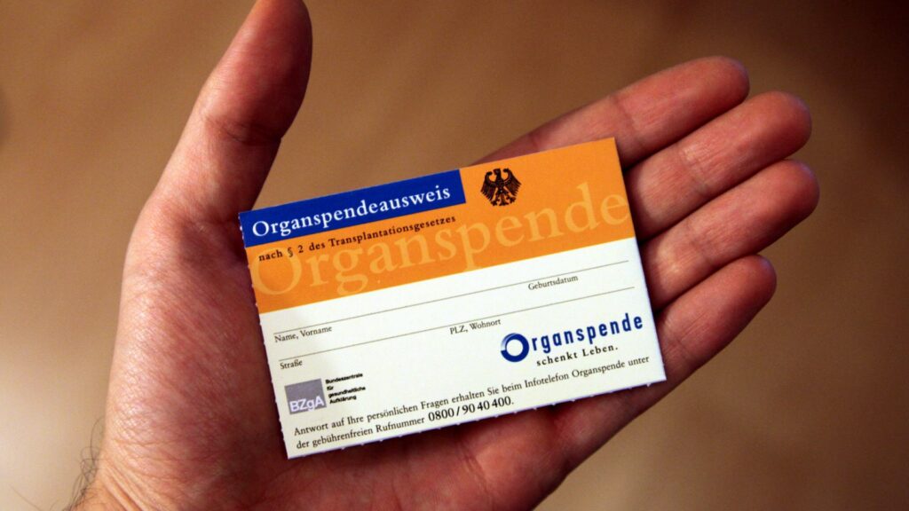 Organspendeausweis (Archiv) (über dts Nachrichtenagentur)