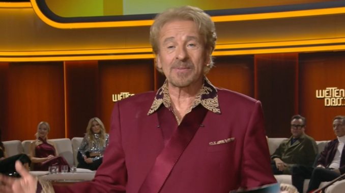 Thomas Gottschalk in Wetten, dass..? am 25.11.2023 (über dts Nachrichtenagentur)