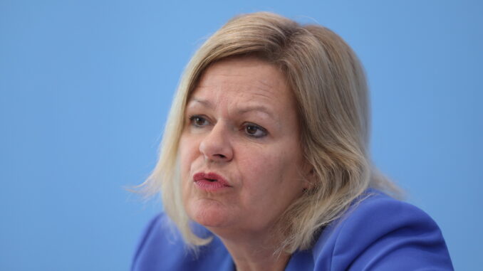 Nancy Faeser (Archiv) (über dts Nachrichtenagentur)