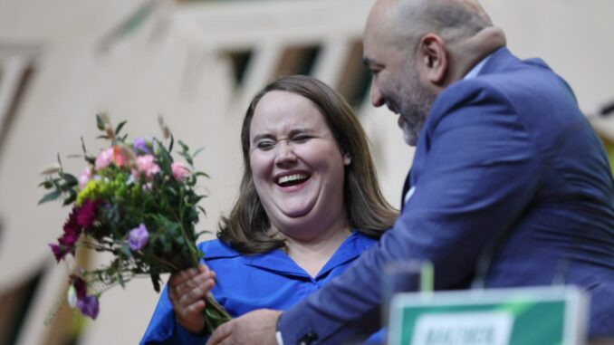 Ricarda Lang und Omid Nouripour am 24.11.2023 (über dts Nachrichtenagentur)