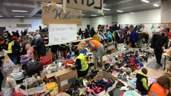 Hilfsgüter für Flüchtlinge aus der Ukraine in Deutschland (Archiv) (über dts Nachrichtenagentur)