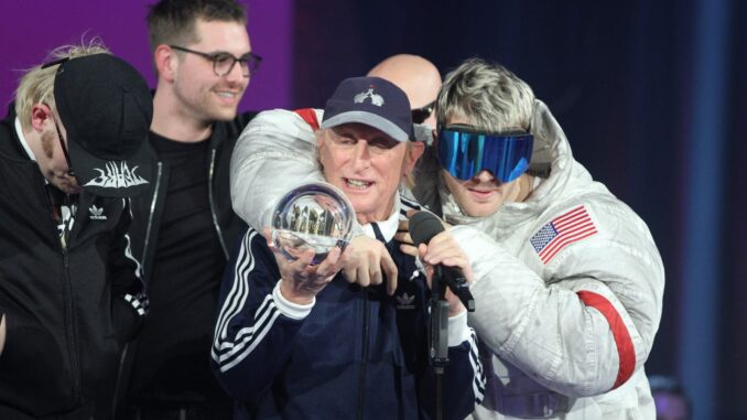 Ski Aggu, Joost und Otto Waalkes am 30.11.2023 (über dts Nachrichtenagentur)