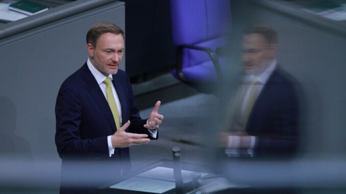 Christian Lindner am 01.12.2023 (über dts Nachrichtenagentur)