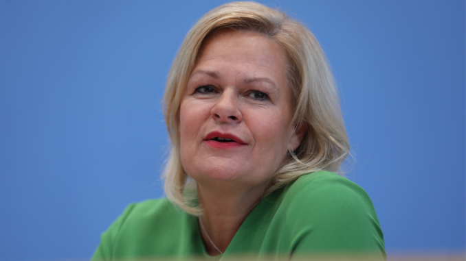 Nancy Faeser (Archiv) (via dts Nachrichtenagentur)