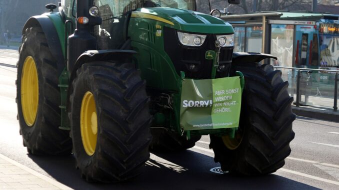 Bauernprotest (Archiv) (via dts Nachrichtenagentur)