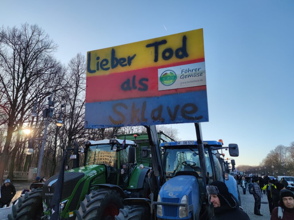 JU-Chef: Bundesregierung wurde von Bauernprotesten überrascht