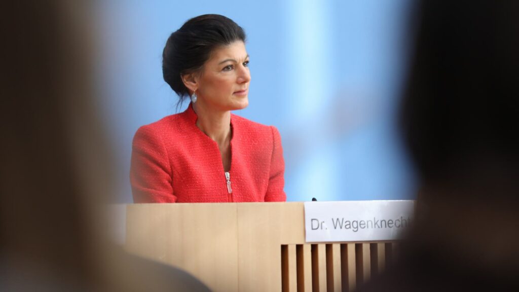 Sahra Wagenknecht am 08.01.2024 (via dts Nachrichtenagentur)