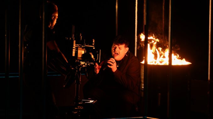 Auftritt von ISSAK (über Corinne Cumming/EBU)