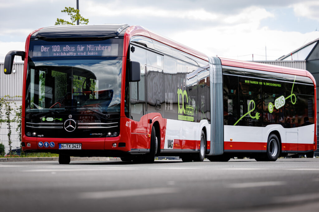 Nürnberg: VAG nimmt 100. E-Bus in Betrieb – Elektromobilität auf dem Vormarsch