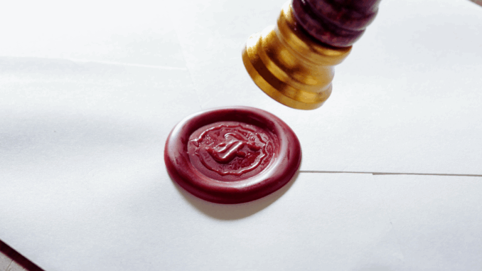 Brief und Siegel (über Aflo)