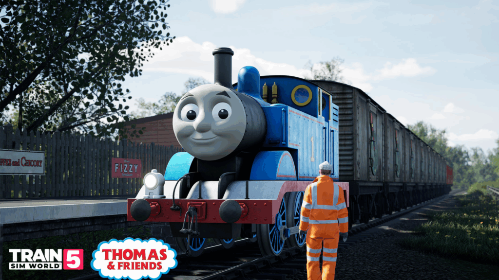 Eine ganz besondere Lokomotive rollt auf die Gleise von Train Sim World 5