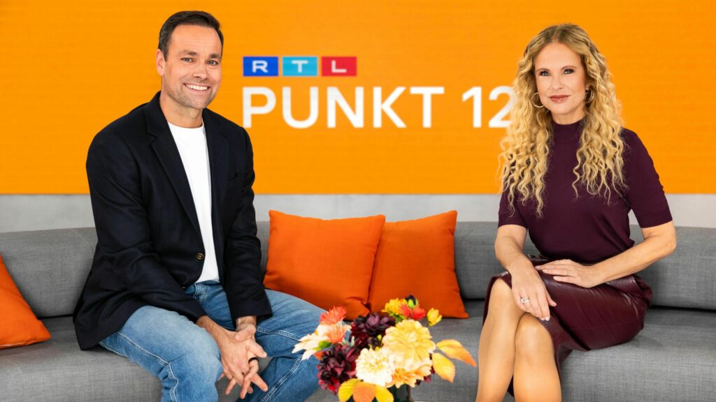 RTL-Mittagsmagazin „Punkt 12“ überrascht mit Doppelmoderation – neue Gesichter ab September on Air