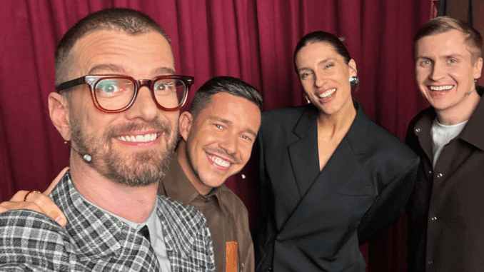 Joko Winterscheidt, Nico Santos, Andrea Petkovic, Till Reiners (über Joyn/Florida TV)