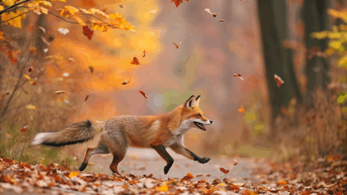 Fuchs im Wald (über Rom creator)