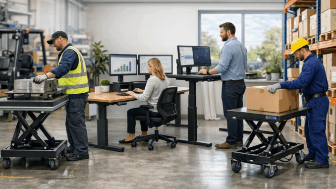 Elektrischer Hubtisch: Ergonomisch arbeiten und produktiver werden
